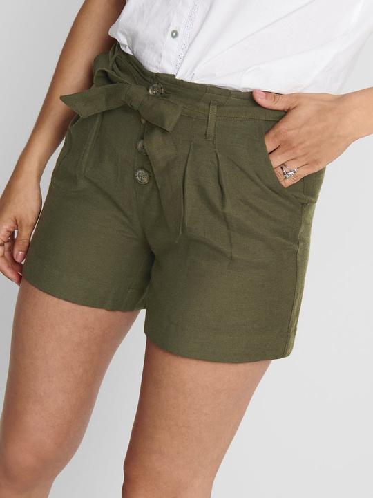 Actual product image Only High Waist Belt Shorts (40)