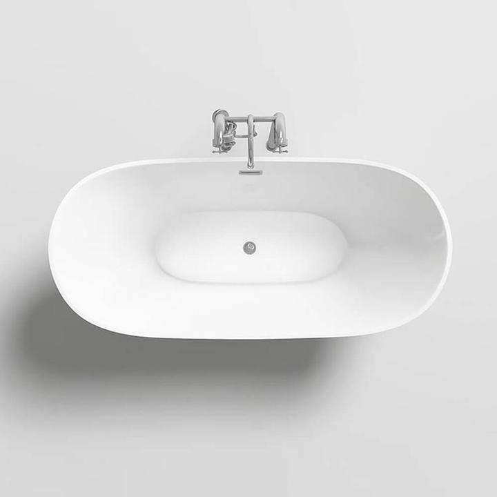 Actual product image Home Deluxe Freestanding bath tub RAVO without tap - 170x80x72cm (80 cm, 170 cm)
