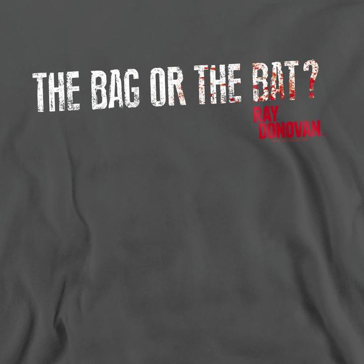Actual product image Ray Donovan Unisex Adult Bag Or Bat Sweatshirt (S)