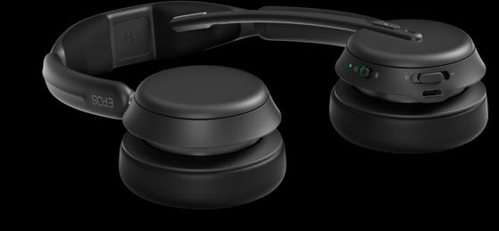 Produktbild EPOS IMPACT 1061 Stereo Bluetooth Headset inkl. kontaktlose Ladestation (Charging Stand) (Kabellos, USB-C)
