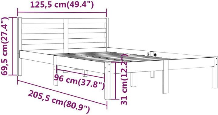 Actual product image VidaXL Kordula (120 x 200 cm)