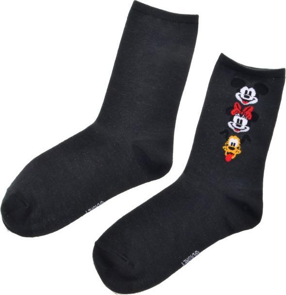 Produktbild Disney Mickey, Minnie, Pluto Socken Triple Face Grau 36-39 (36 - 39)