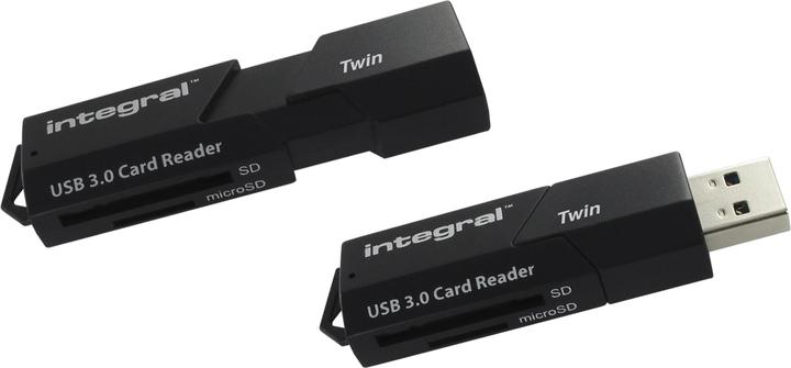 USB 3.0 TWIN CARD READER Card Reader USB 3.2 Gen 1 (3.1 Gen 1) (USB)