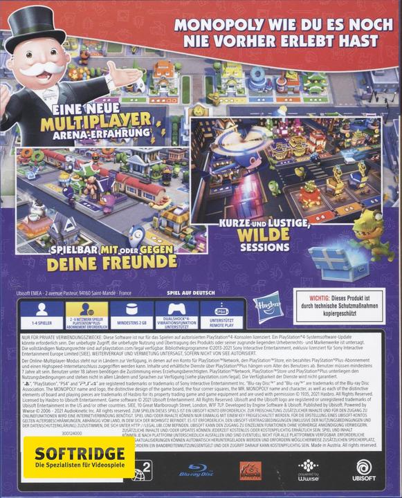 Actual product image Ubisoft Monopoly Madness (PS4, DE)