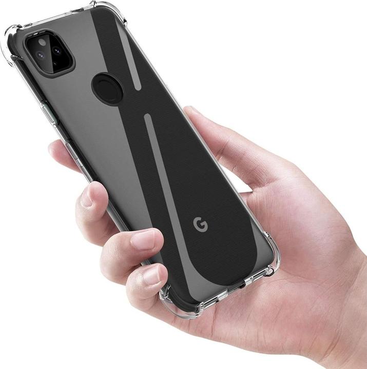 Produktbild Screenguard Google Pixel 4a 5G Hülle Crystal Soft Airbag Bumper (Google Pixel 4a 5G)