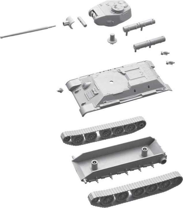 Actual product image Italeri Russian T 34/85 tank