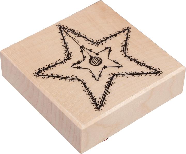 Image du produit Rayher Tampon à motif étoile 7,0 x7,0 cm