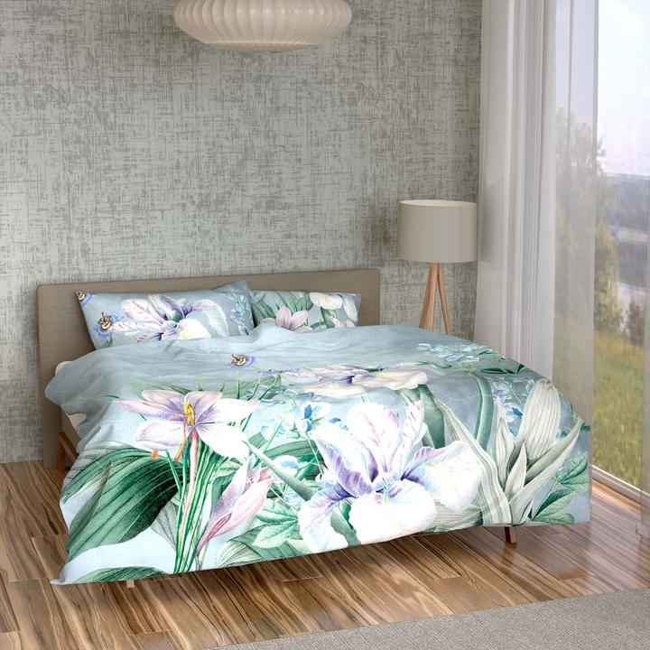 Actual product image Lotus Bettwaren Création Bed Linen Satin Iris (Duvet cover, 200 x 210 cm)