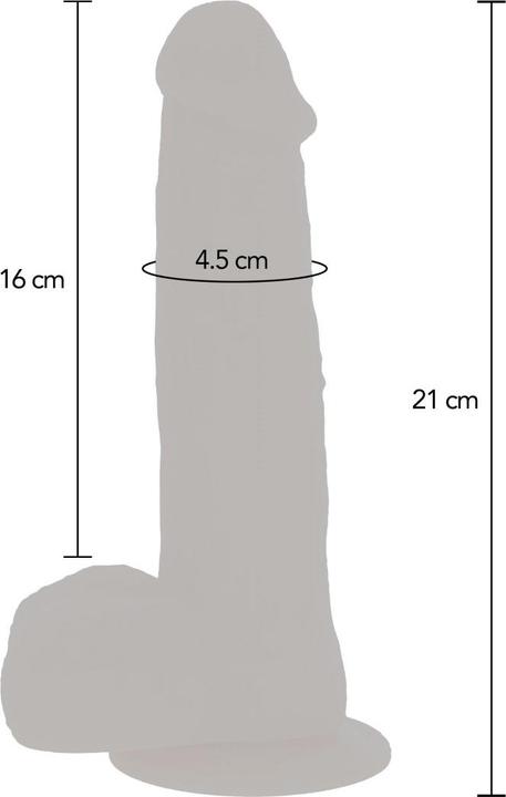 Actual product image ToyJoy Get Real Rotating Beads Vibrating Dildo RC