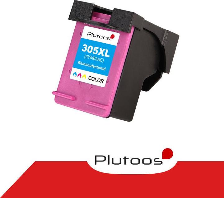 Produktbild Plutoos HP 305 XL Patrone XXL kompatibel, Color Original nur 4 ml (Color)
