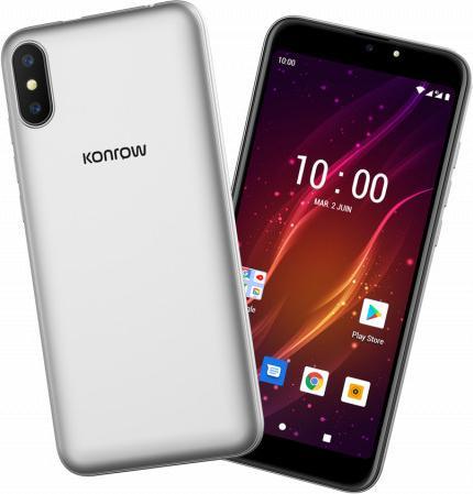 Immagine prodotto Konrow Easy K55 (Dual Sim - 4G - 5,45" - 8 GB, 1 GB RAM) Argento