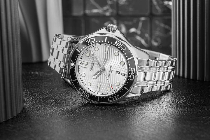Produktbild Skmei 9276SSISI Herrenuhr + BOX
