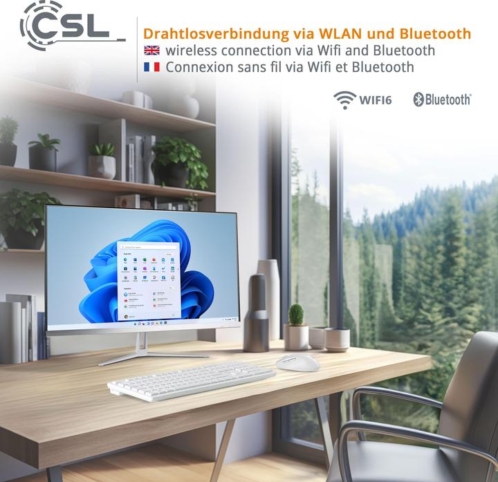 Produktbild CSL All-in-One-PC Unity F27W-ALS, QWERTZ Layout (DE) (16 GB, 512 GB)