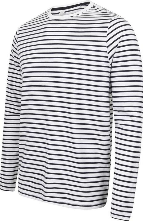 Image du produit Super Flying Model T-Shirt unisexe à manches longues rayé pour adultes (XS)