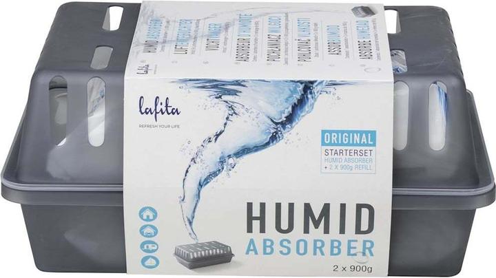 Image du produit VidaXL Déshumidificateur avec sachets de recharge 2 pcs. 900 g humidité Absorbeur