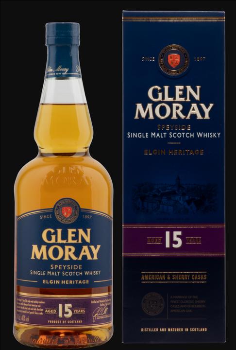 Actual product image Glen Moray 15 Years Elgin Heritage (Single Malt, Scotch whisky, 1 x 70 cl)