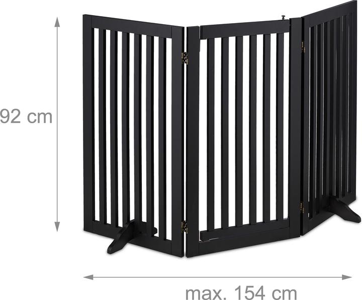 Image du produit Relaxdays Barrière-de-sécurité (154 cm)