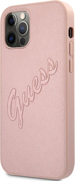 Productafbeelding Guess Hard Cover Saffiano Vintage Scrip (Apple iPhone 12 Pro Max)