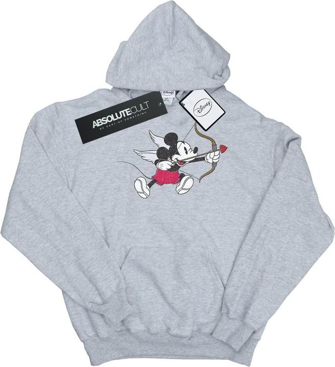 Actual product image Disney Womens/Ladies Mickey Mouse Love Cherub Hoodie (XXL)