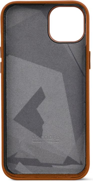Actual product image Decoded Leather Backcover for iPhone 15 Plus Tan (Apple iPhone 15 Plus)