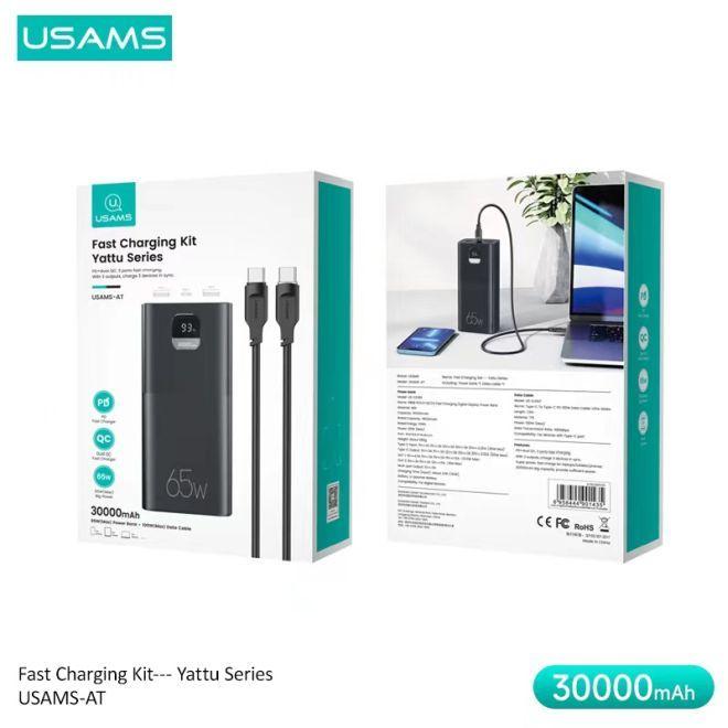 Produktbild Usams Yattu Series (30000 mAh, 65 W, 111 Wh)