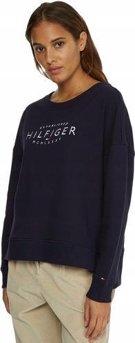 Actual product image Tommy Hilfiger Ladies O-nk Sweatshirt by Reg Sweater, Desert Sky, S (S)
