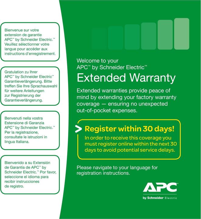 APC Warranty extension 3 years