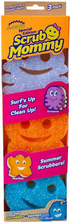 Scrub Daddy Schwamm Sommeredition, 3 Stück, Materialtyp: Kunststoff (3 pcs)