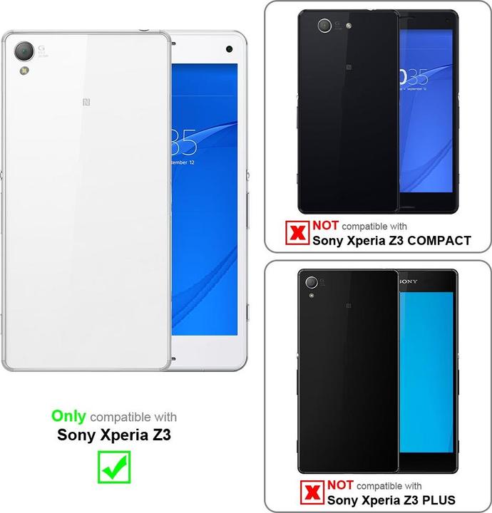 Produktbild Cadorabo Handykette für Sony Xperia Z3 Necklace Hülle mit verstellbarem Kordelband