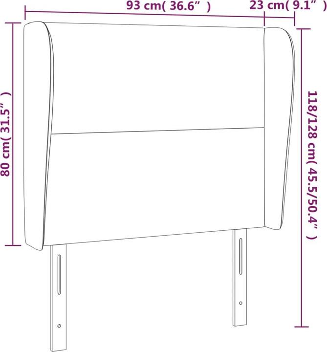 Produktbild VidaXL Chandler (93 x 23 x 128 cm)