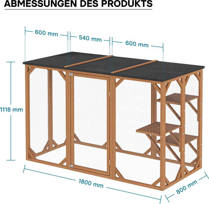 Image du produit Wiltec Enclos pour chats