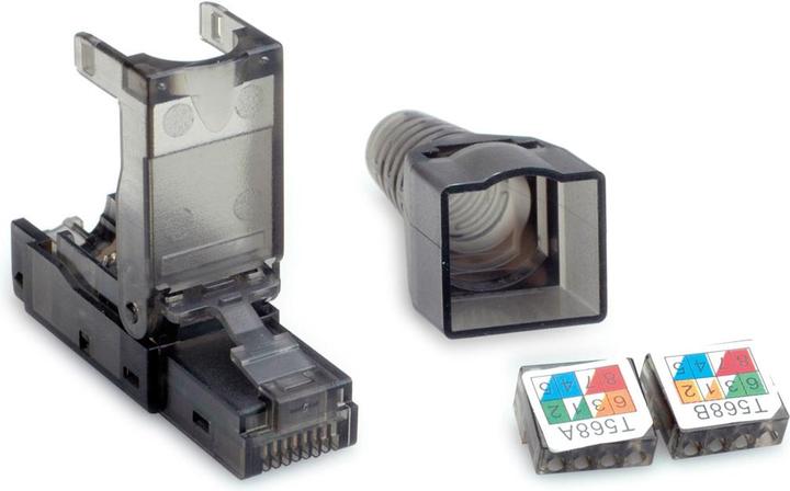 Produktbild Value feldkonfekt. RJ45-St. Kat.6 UTP (Netzwerkkabel Stecker)