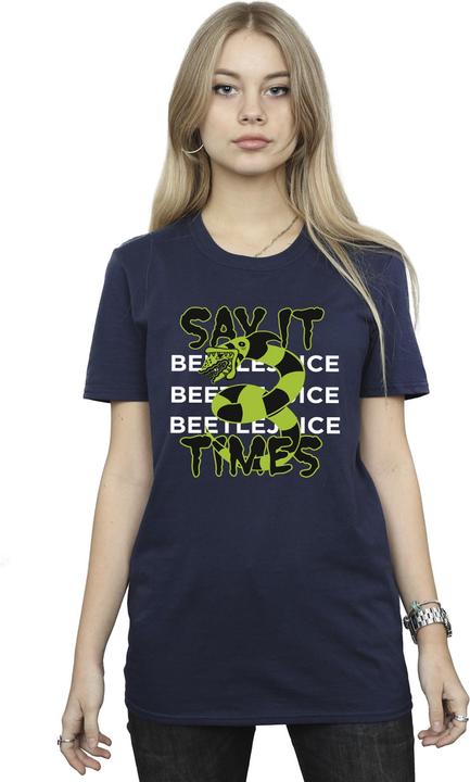 Image du produit Beetlejuice - T-shirt SAY IT TIMES - Femme (5XL)