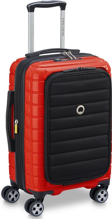 Delsey Shadow 5.0 trolley da cabina a 4 ruote 55 cm scomparto per laptop con piega di espansione (41 l, Bagaglio a mano (fino a 50 litri))
