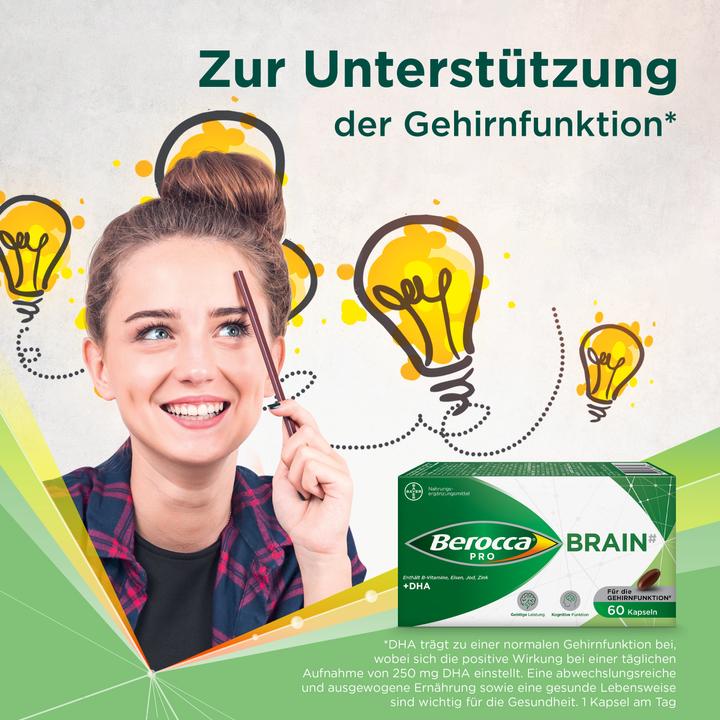 Image du produit Berocca PRO Brain capsules (60 pièce(s), Capsules, 117 g)