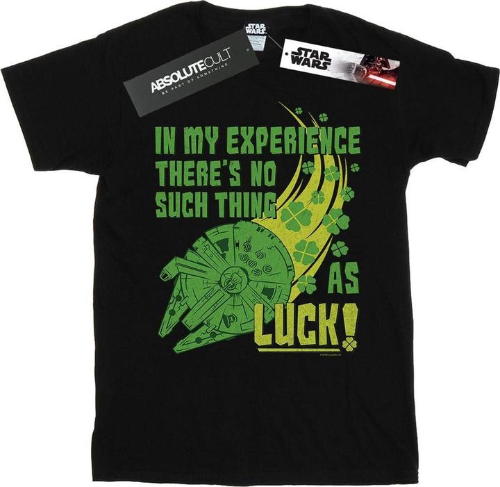 Star Wars Millennium Falcon Shamrock Luck TShirt