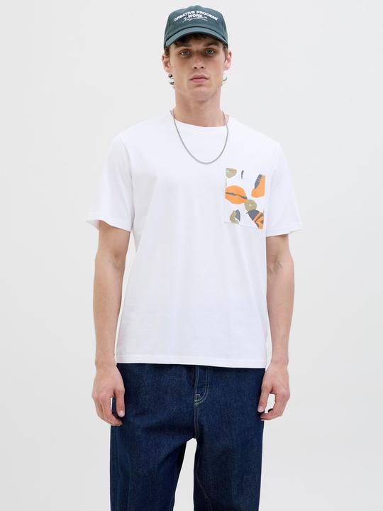 Image du produit Jack & Jones Gedruckt Rundhalsausschnitt T-shirt T-shirt (XL)