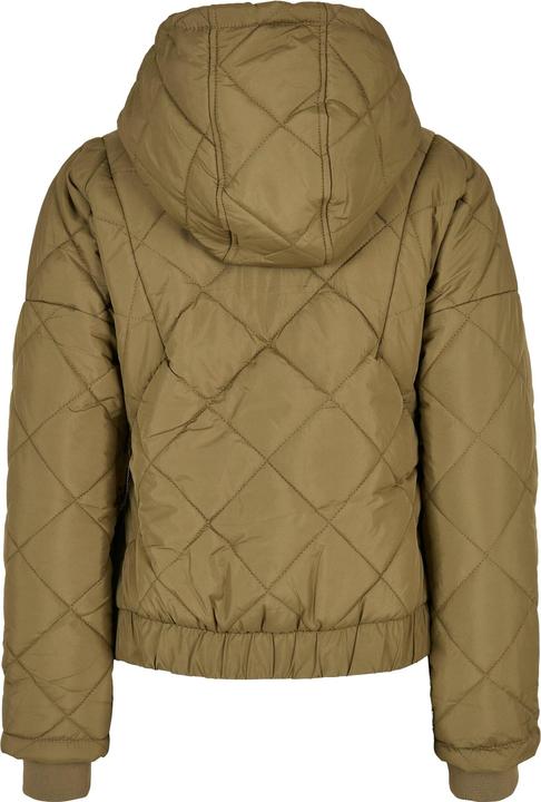 Actual product image Urban Classics Ladies Oversized Diamond Quilted Pull Over Jacket (4XL)