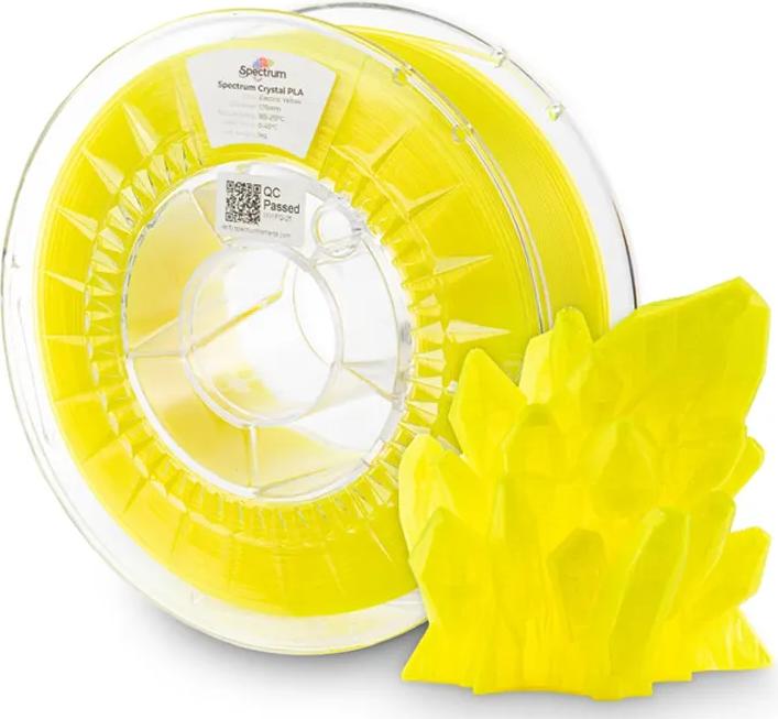 Image du produit Filament PLA Crystal Neon Green 1.0kg 1.75mm (PLA, 1.75 mm, 1000 g, Vert)