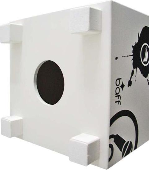 Produktbild Baff beatBOX Robeat Cajon Musikmöbel Hocker Weiss