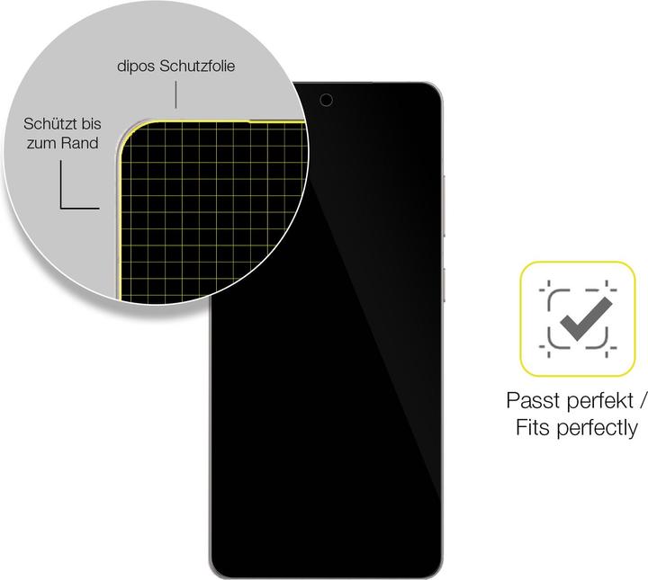Immagine prodotto Dipos 3D Full-Cover Pellicola Protettiva (1 Pezzo/i, OnePlus Ace Pro)