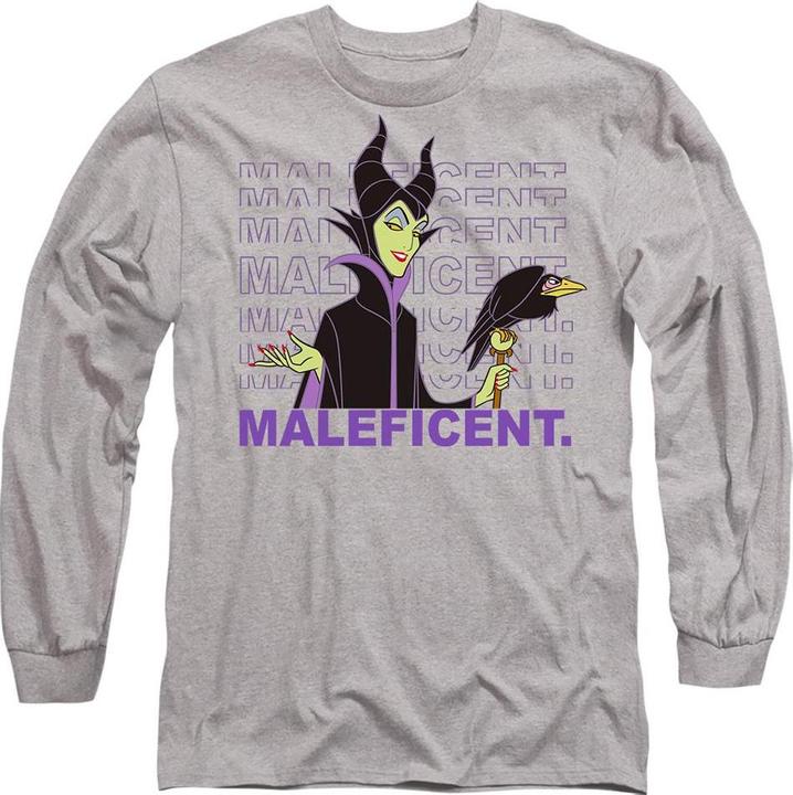 Actual product image Disney Villains Unisex Adult Maleficent Repeat Name T-Shirt (M)