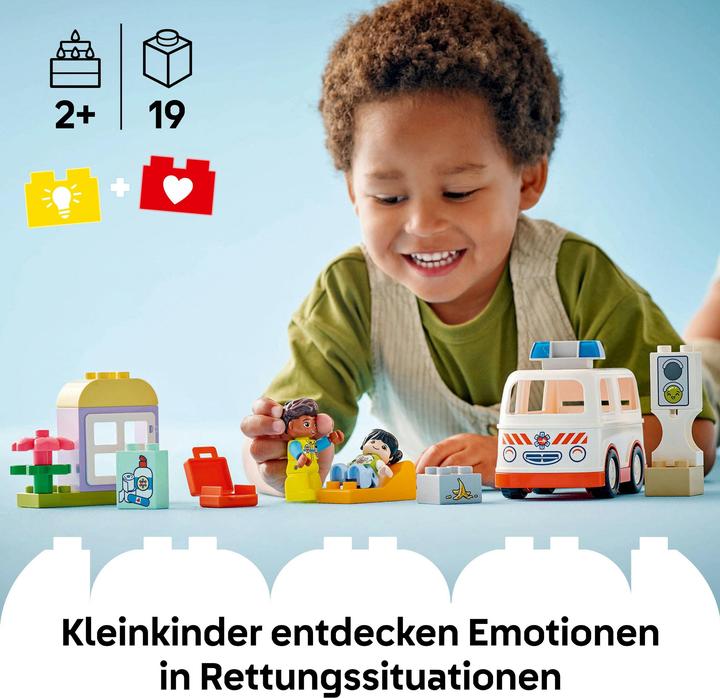 Produktbild LEGO Rettungswagen mit Fahrer (10447)