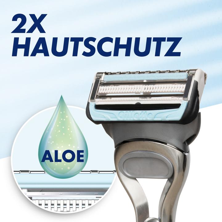 Actual product image Gillette SkinGuard Sensitive razor Aloe Vera with 1 blade