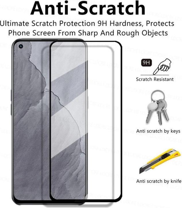Produktbild Screenguard Realme GT Master Full Screen Panzerglas Schutzfolie 2.5D 9H (1 Stück, Realme GT Master)