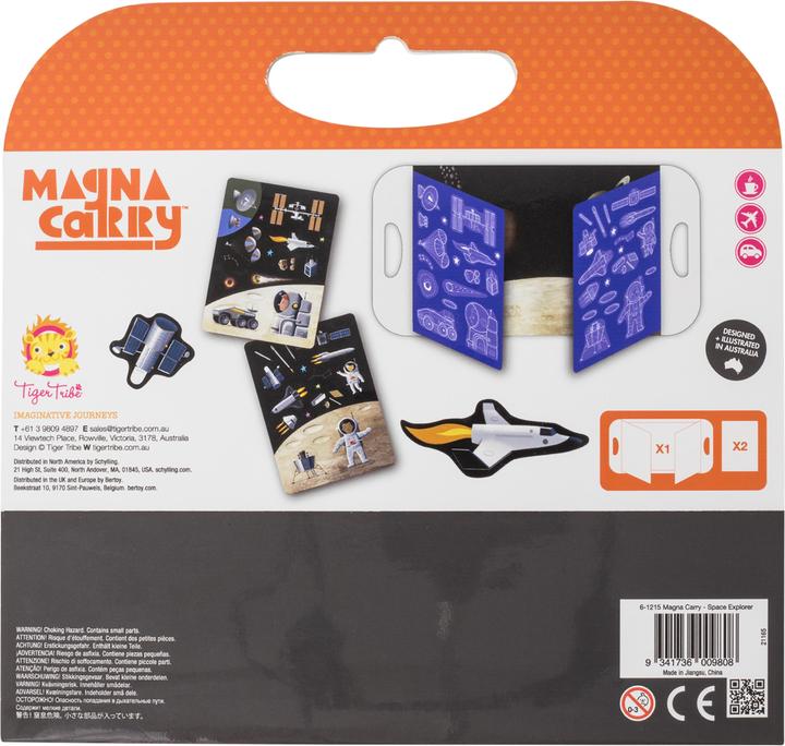 Actual product image Selecta Spielzeug Magna Carry – Space Explorer Magnetbuch