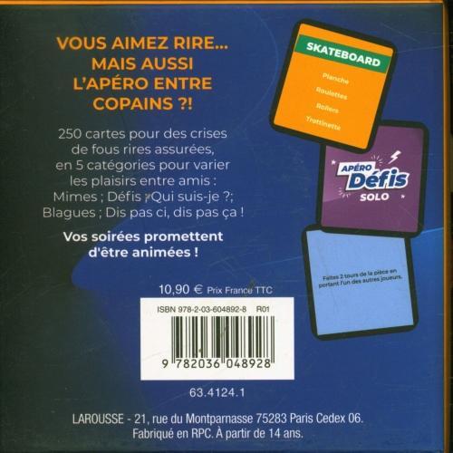 Produktbild Larousse pratique Apéro multi-jeux entre copains (Französisch, Collectif, 2024)