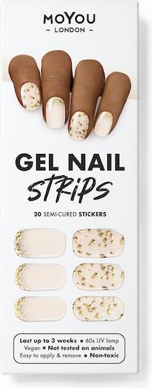 Produktbild MoYou London Gel Nail Strips No Pain No Champagne (Nagellacktrockner)
