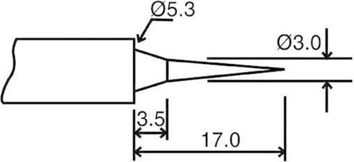 Actual product image Velleman Bitc10n2 (Spare, Soldering tip)