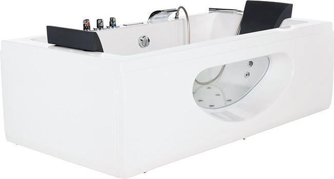 Image du produit Home Deluxe Baignoire à hydromassage avec LED de luminothérapie BLUE DIVE M - 180x90cm (90 cm, 180 cm)